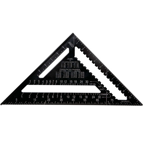 DeWalt DWHT46032 12 inch Premium Quick Rafter Square back