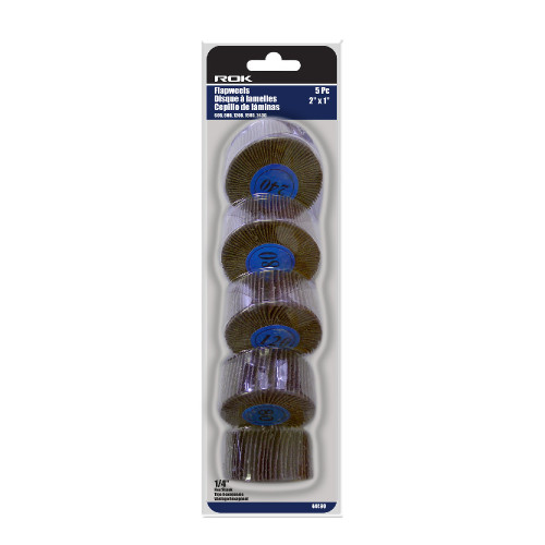 ROK 44490 5 piece 2 inch x 1 inch Flapwheels