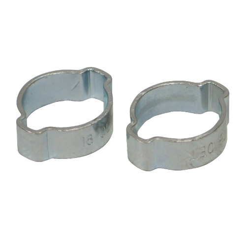 ROK 14298 2pc 3/8 inch Hose Clamp Set