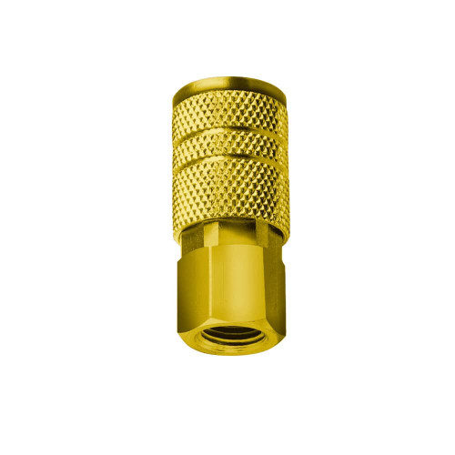 ROK 14907 1/4 Inch M Industrial M-Style Brass Coupler