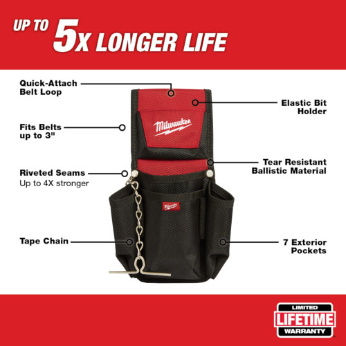 Milwaukee 48-22-8118 7-Pocket Compact Utility Pouch