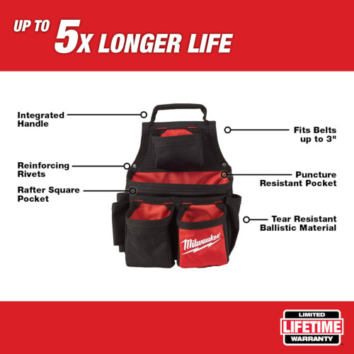 Milwaukee 48-22-8121 13-Pocket Carpenter's Pouch