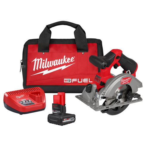 Milwaukee 2521-21HO M12 FUEL Cordless Brushless 5-3/8" Circular Saw Kit