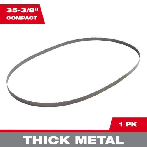 Milwaukee 48-39-0508 35-3/8 inch 10 TPI Compact Portable Band Saw Blade