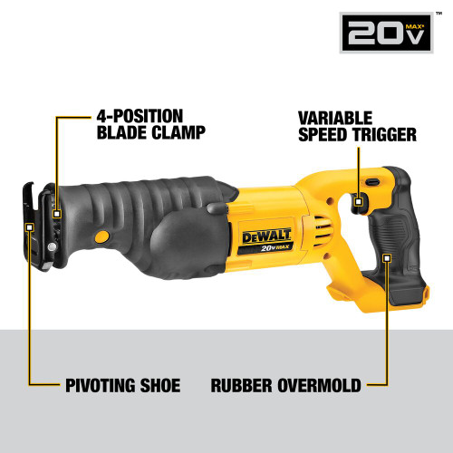 DeWalt DCS380B 20V MAX Cordless Reciprocating Saw (Tool Only)
