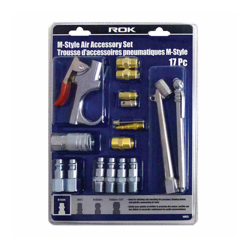 ROK 14923 M-Style Air Accessory Set - 17-Piece