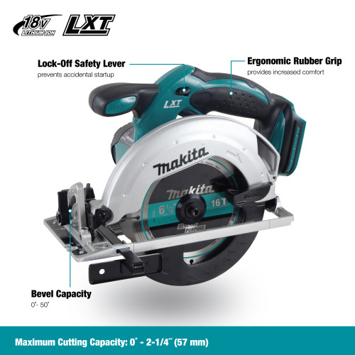 Makita DSS611Z 18V Cordless 6-1/2 Inch Circular Saw (Tool Only)