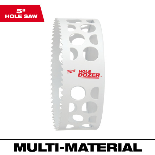 Milwaukee 49-56-0243 HOLE DOZER 5 Inch Bi-Metal Hole Saw