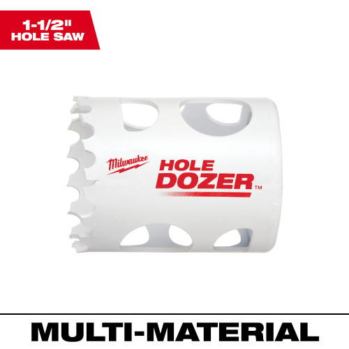 Milwaukee 49-56-0082 HOLE DOZER 1-1/2 Inch Bi-Metal Hole Saw