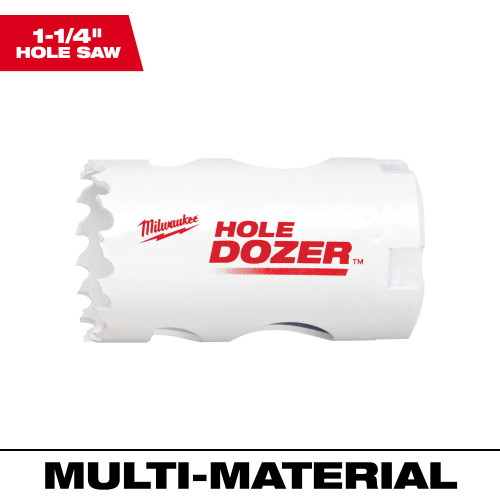 Milwaukee 49-56-0062 HOLE DOZER 1-1/4 inch Bi-Metal Hole Saw