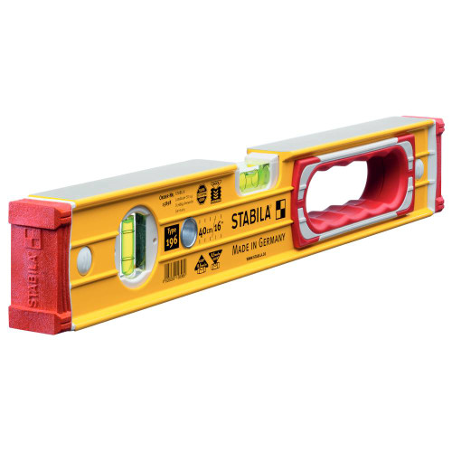 Stabila 37416 16-Inch Type 196 Heavy-Duty Level