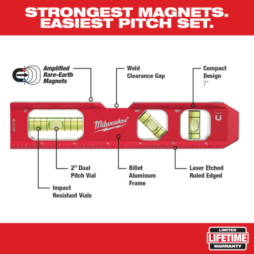 Milwaukee 48-22-5107 7-Inch Billet Torpedo Level