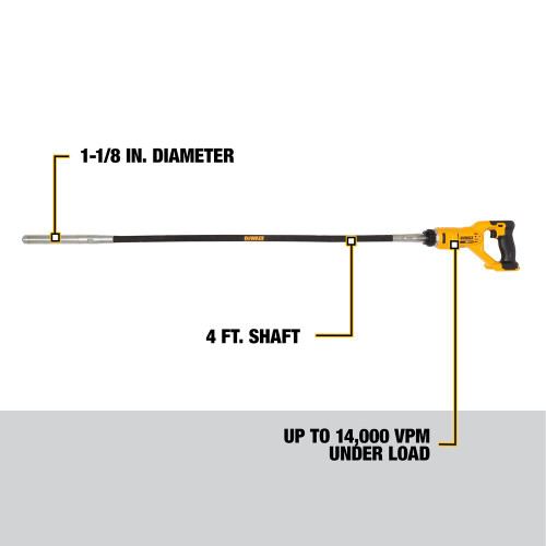 DeWalt DCE531B 20V MAX Pencil Vibrator (Tool Only)