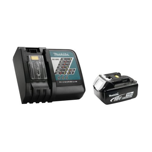 Makita Y-00309 18V 5.0 Ah Battery and Rapid Charger Starter Kit