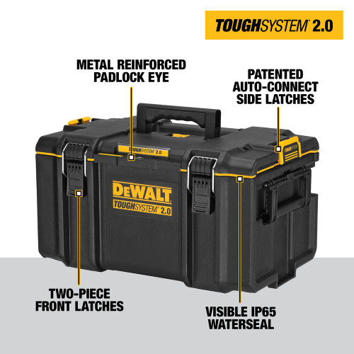 DEWALT DWST08300 TOUGHSYSTEM 2.0 22-Inch  Large Tool Case
