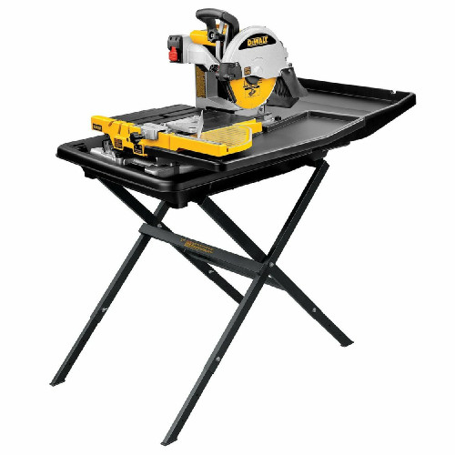 DeWalt D24000S-A 10 Inch Wet Tile Saw with Stand