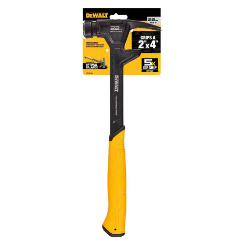 DeWalt DWHT51008 22oz TOUGHSERIES One-Piece Steel Demolition Hammer