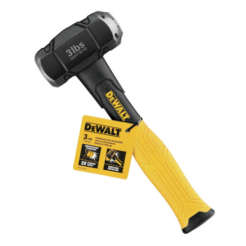 DeWalt DWHT56142 3 lb. Drilling Hammer with Fiberglass Handle