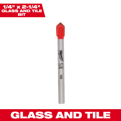 Milwaukee 48-20-8982 1/4 Inch Glass and Tile Bit