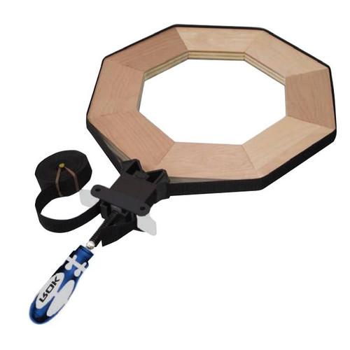 ROK 50061 Strap Frame Clamp holding a wood picture frame