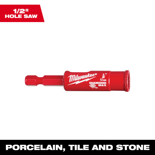 Milwaukee 49-56-0511 1/2 Inch Diamond Max Hole Saw