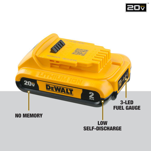 DeWalt DCB203 20V MAX Compact Li-Ion Battery Pack