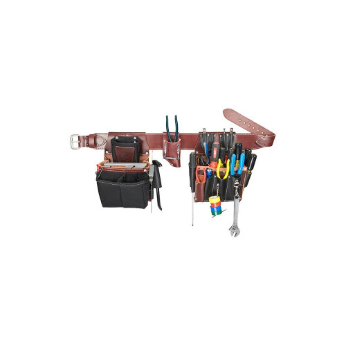 Occidental Leather 5590 M Commercial Electrician foots Tool Bag Set - Medium (tools sold separately)