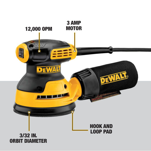 DeWalt DWE6421 5 inch Single Speed Random Orbit Sander