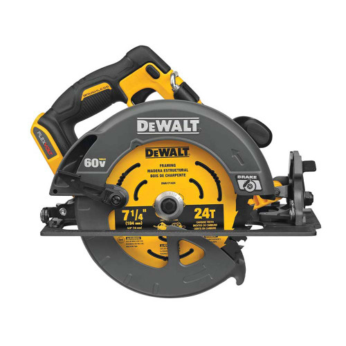 DeWalt DCS578B FLEXVOLT 60V MAX Brushless 7-1/4 inch Cordless Circular Saw with Brake (Tool Only) DeWalt DCS578B FLEXVOLT 60V MAX Brushless 7-1/4 inch Cordless Circular Saw with Brake (Tool Only)
