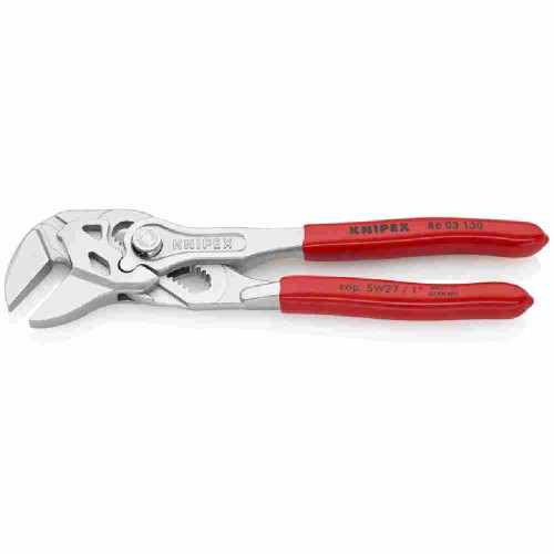 Knipex 8603150SBA 6 inch Adjustable Wrench Pliers showing with an open jaw