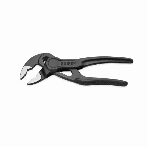 Knipex 8700100SBA 4 inch Cobra XS Water Pump Pliers showing with open jaw