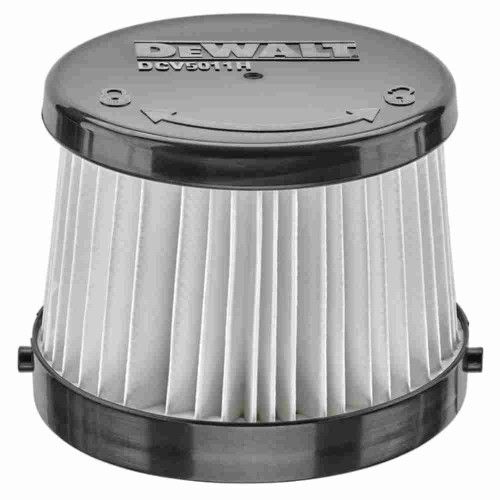 DeWalt Replacement HEPA Filters - 2pk showing a single filter