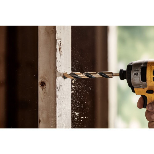 DeWalt 1/16 inch Black  and Gold IMPACT READY Hex Shank Metal Drill Bit