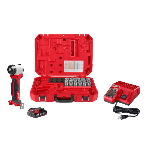 Milwaukee 2935CU-21S M18 Cordless Cable Stripper Kit with 17 Cu THHN / XHHW Bushings