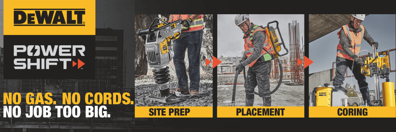 DeWalt POWERSHIFTPower Tools Banner