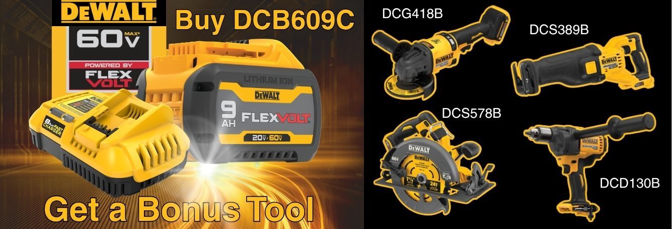 DeWalt DCB609C 20V/60V MAX FLEXVOLT 9 Ah Battery Starter Kit