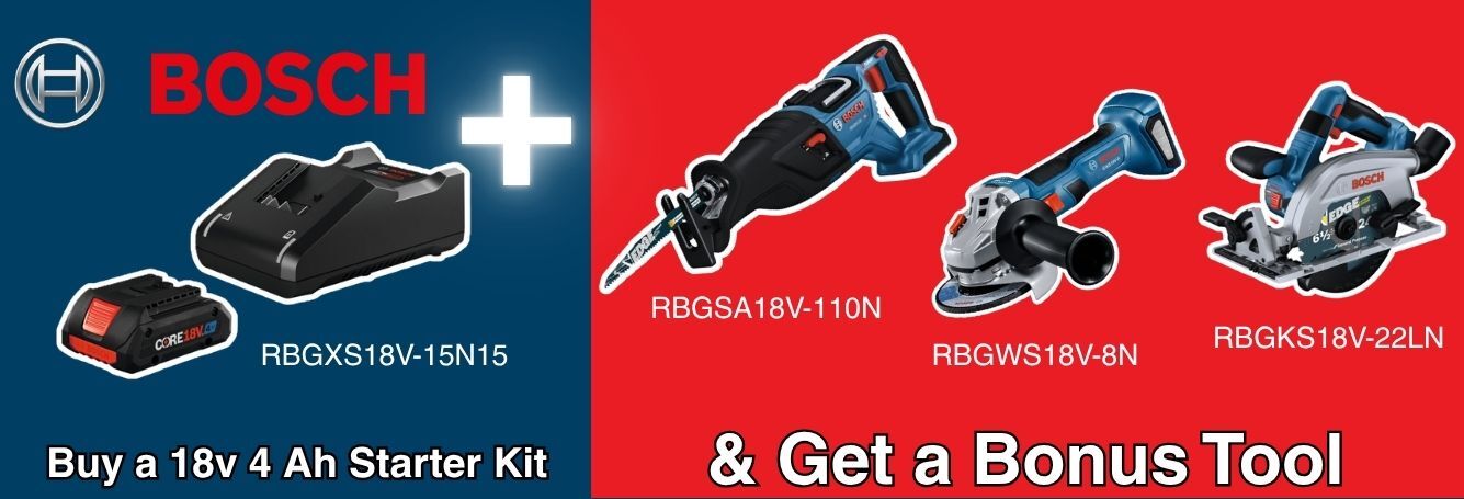 Bosch Buy Starter Kit & Get Free Tool