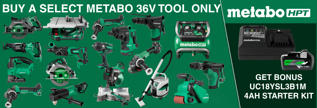 Metabo HPT 36V MultiVolt Starter Kit & Bonus Tool