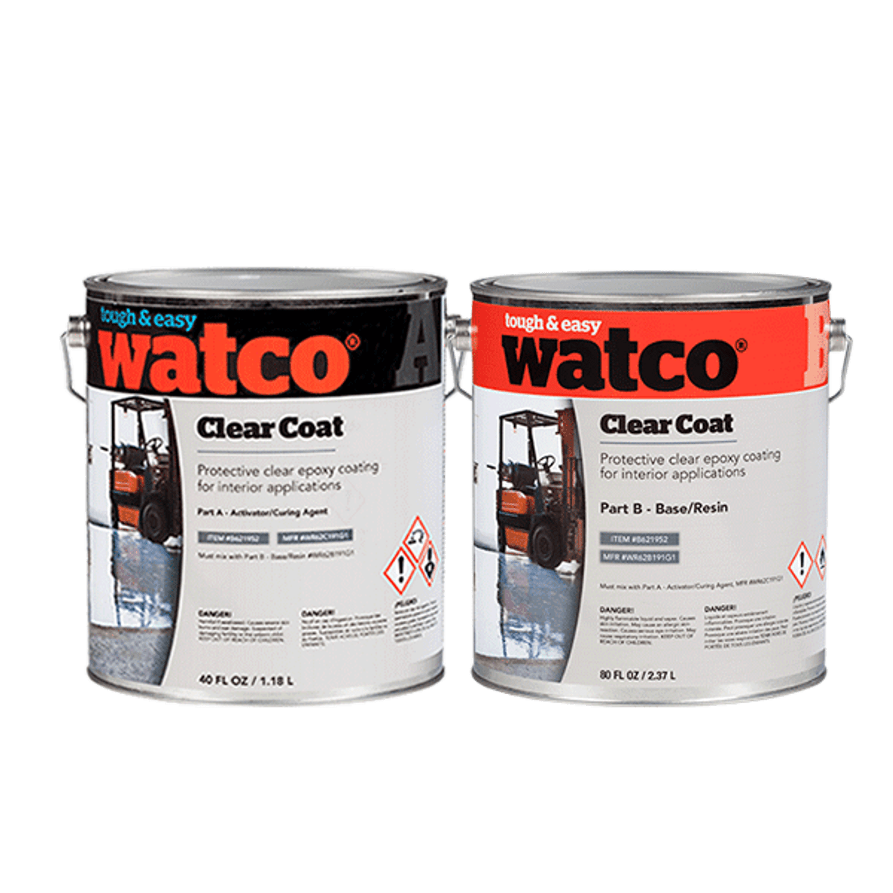 Clear Coat Epoxy Floor Coating - Watco Industrial Flooring