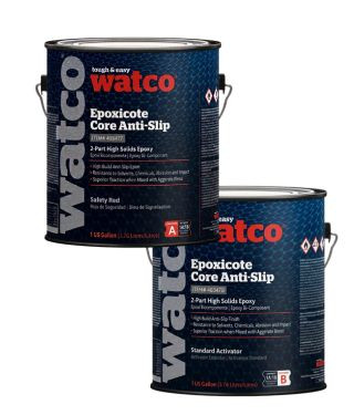 watco floors epoxicote core anti-slip coating safety red kit image 1