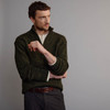 Men's Donegal Tweed Half Zip Sweater - Graphite