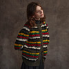 Women's Striped Handknit Cardigan - Harvest