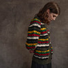 Women's Striped Handknit Cardigan - Harvest