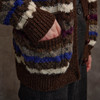 Women's Striped Handknit Cardigan - Skyline, Pocket