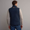 Men's Traditional Tweed Gilet - Sky Mist, Back Detail