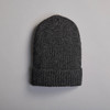 Women's Traditional Donegal Tweed Beanie - Charcoal