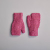 Women's Traditional Donegal Tweed Fingerless Gloves - Pink