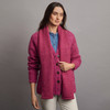 Women's Traditional Donegal Tweed Scarf - Pink