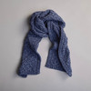Women's Aran Scarf - Denim