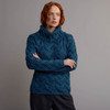 Women's Chunky Cable Roll Neck Sweater - Blue